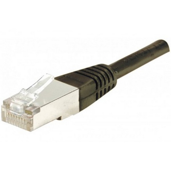 Câble RJ45 CAT 6 F.T.P 0.50m Noir