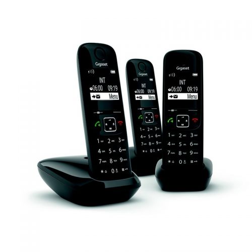 Gigaset AS690A Duo - Téléphone fixe sans fil avec répondeur - 2 com