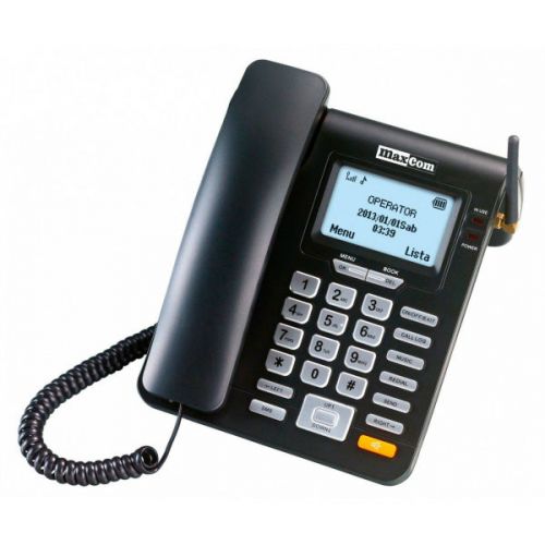 Téléphone Fixe Avec Carte Sim - Technologie Gsm - Noir
