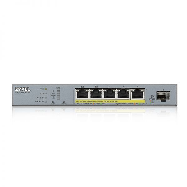 ZYXEL GS1350-6HP Commutateur géré CCTV