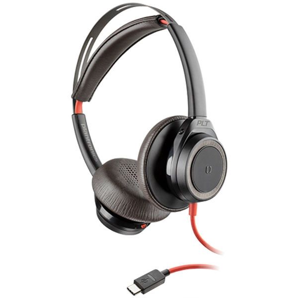 Casque filaire professionnel Poly Blackwire 7225 USB-C Noir
