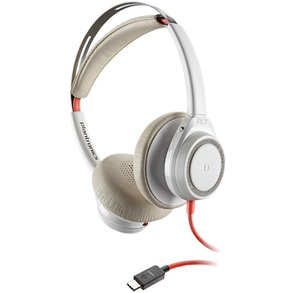 Casque filaire professionnel Poly Blackwire 7225 USB-C Blanc