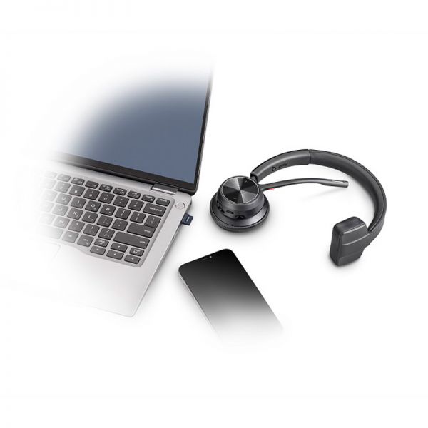 Poly Voyager 4310 USB-A Microsoft Teams + Socle de charge