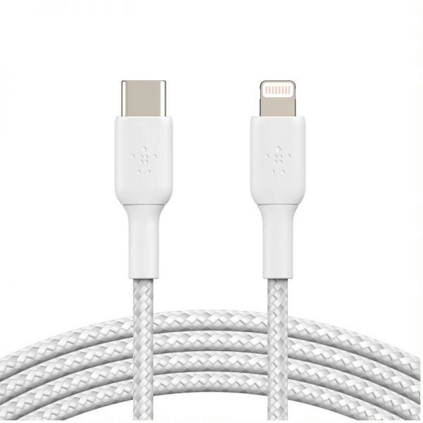 Belkin câble Lightning USB-C blanc 1m