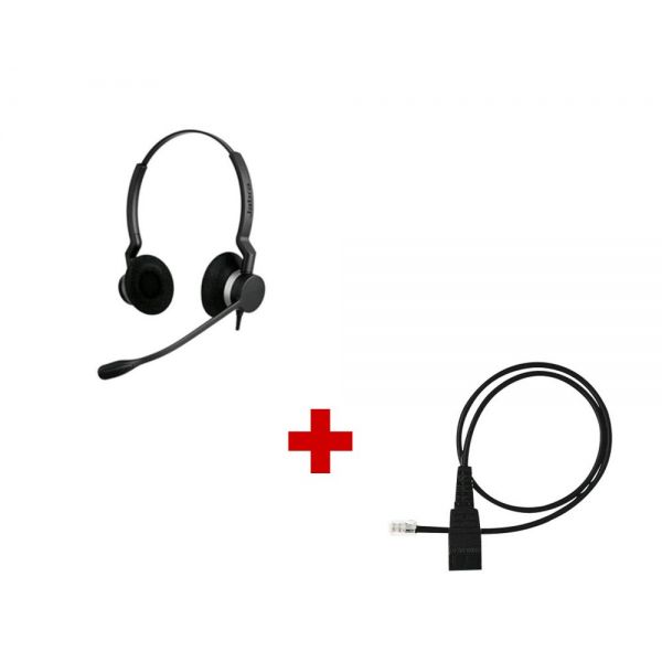 Jabra BIZ 2300 Duo + cordon de connexion standard