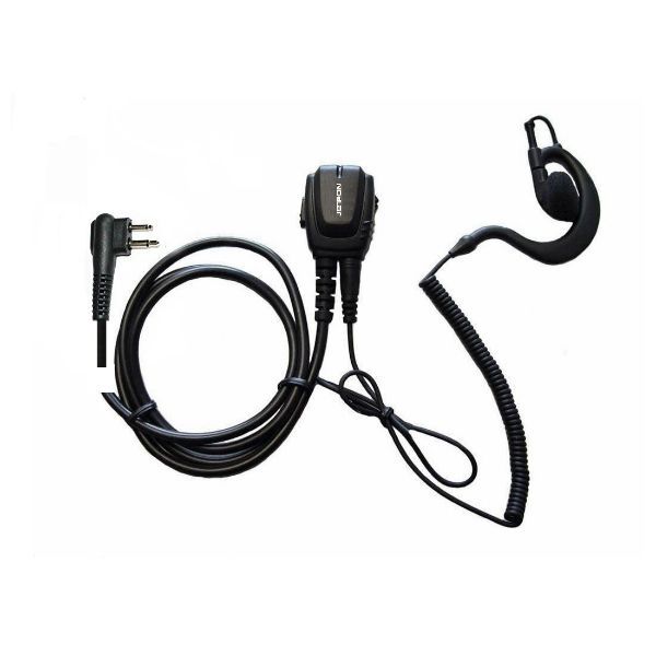 Motorola 2 pins PTT oorhaak