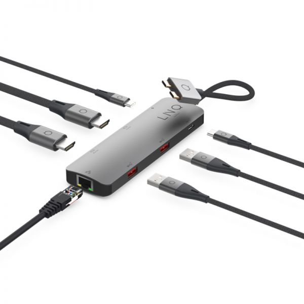 LINQ - D2 Pro 7-in-2 Multipoort Hub