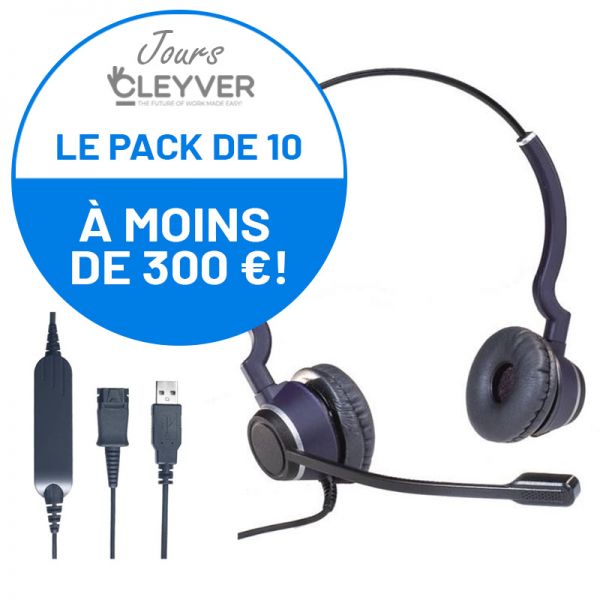 Pack Cleyver HC25 V2 QD + Adaptateur USB