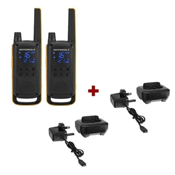 Pack Motorola TLKR T82 Extreme + Socles de charge (1)