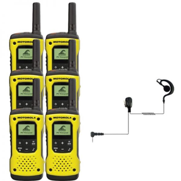 Motorola T92 Six + 6 casques PTT