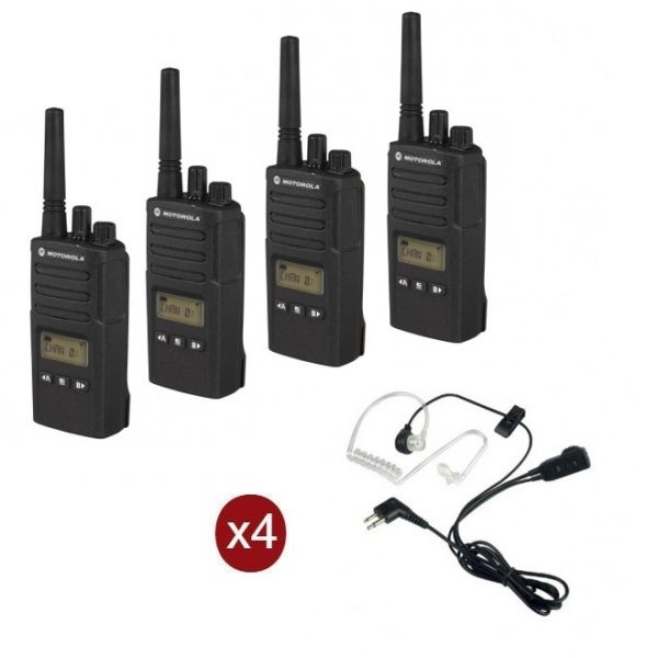 Pack de 4 Motorola XT460 avec 4 Kits Bodyguard