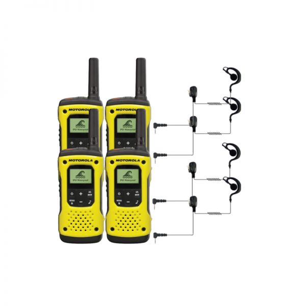 Pack de 4 Motorola T92 avec 4 Oreillettes PTT