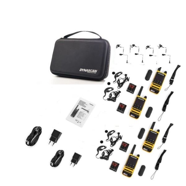 Pack 4 Dynascan P19 + 4 contours d'oreille 