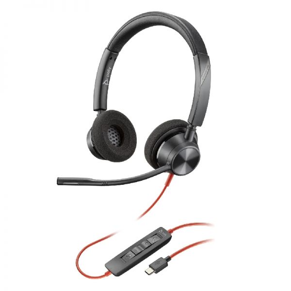 Poly - Plantronics Blackwire 3320 USB-A MS