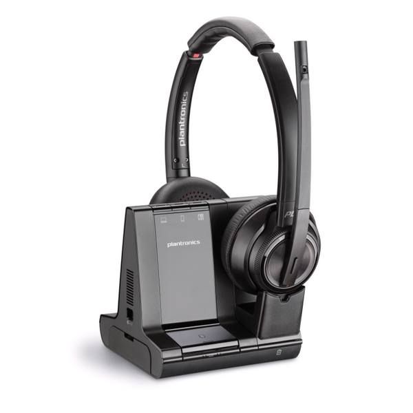 Pack casque Plantronics Savi 8220 UC Duo pour Alcatel