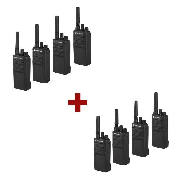 Pack de 8 Talkies-Walkies Motorola XT420