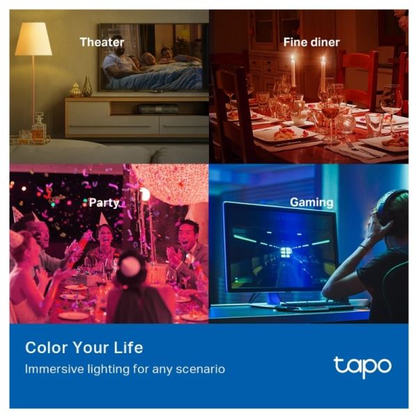 TP Link Tapo L530E 2-Pack Smart Light Bulb
