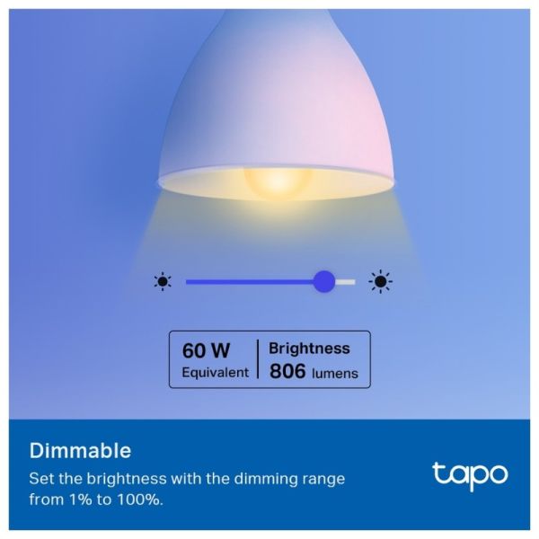 TP Link Tapo L530E 2-Pack Smart Light Bulb