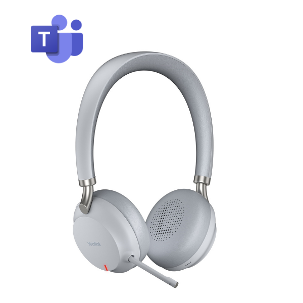 Yealink BH72 Teams USB-A Gris Clair + Socle de charge