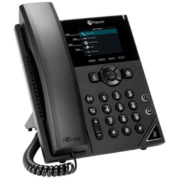 Téléphone de bureau IP Poly VVX 250 - Édition OBi
