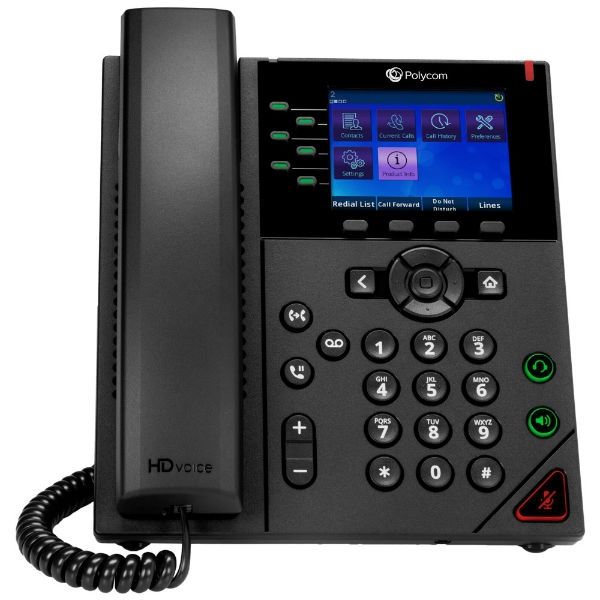 Téléphone de bureau IP Poly VVX 350 - Édition OBi