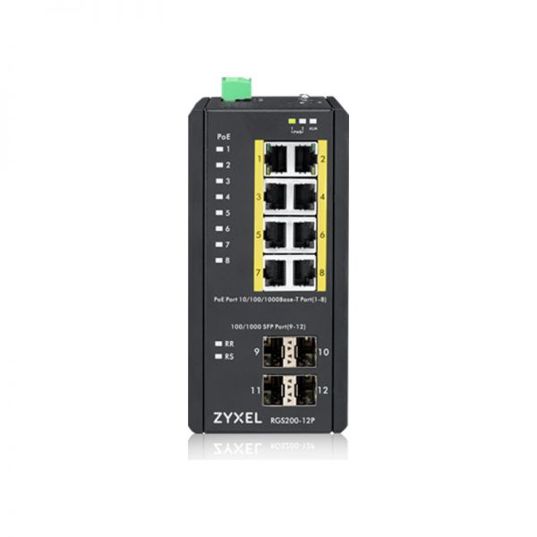 ZYXEL RGS200-12P Commutateur administrable Robuste