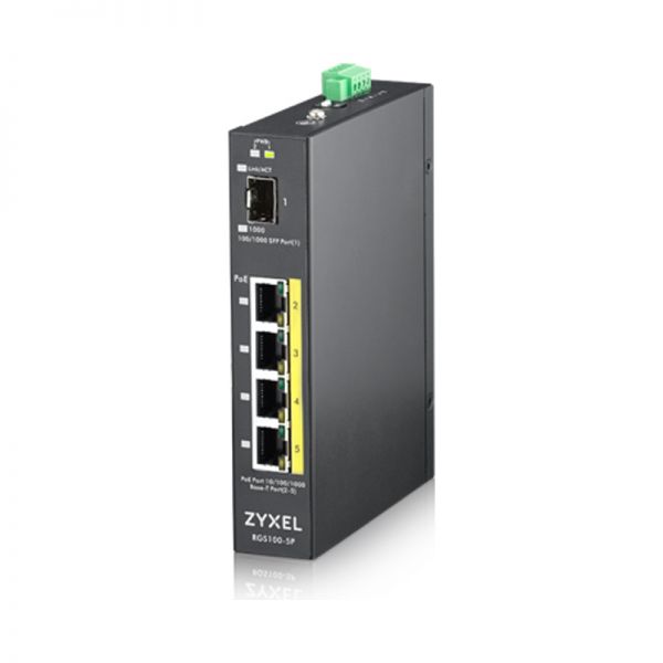 ZYXEL RGS100-5P Commutateur Robuste Non Géré