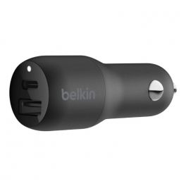 Belkin chargeur de voiture 2 ports USB-C/USB-A