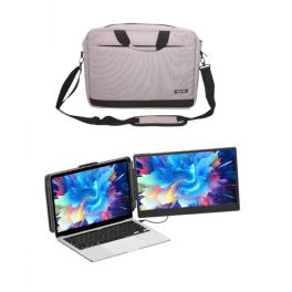 Cleyver extension d'écran 14" pour PC/Mac + Housse PC