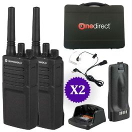 Pack : 2 Motorola XT420 + 2 headsets + 1 mallette