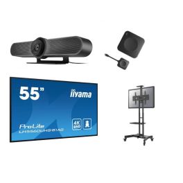 Pack Logitech Meetup + Barco ClickShare + iiyama ProLite LH 55'' & support