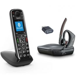 Téléphone fixe filaire par téléphone noir bon marché d'hôtel avec la  fonction multi
