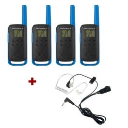Motorola Talkabout T62 (Blue) 4-Pack + 4x Bodyguard kit