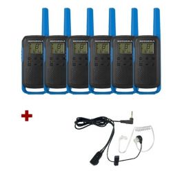 Motorola Talkabout T62 (Blue) 6-Pack + 6x Bodyguard kit