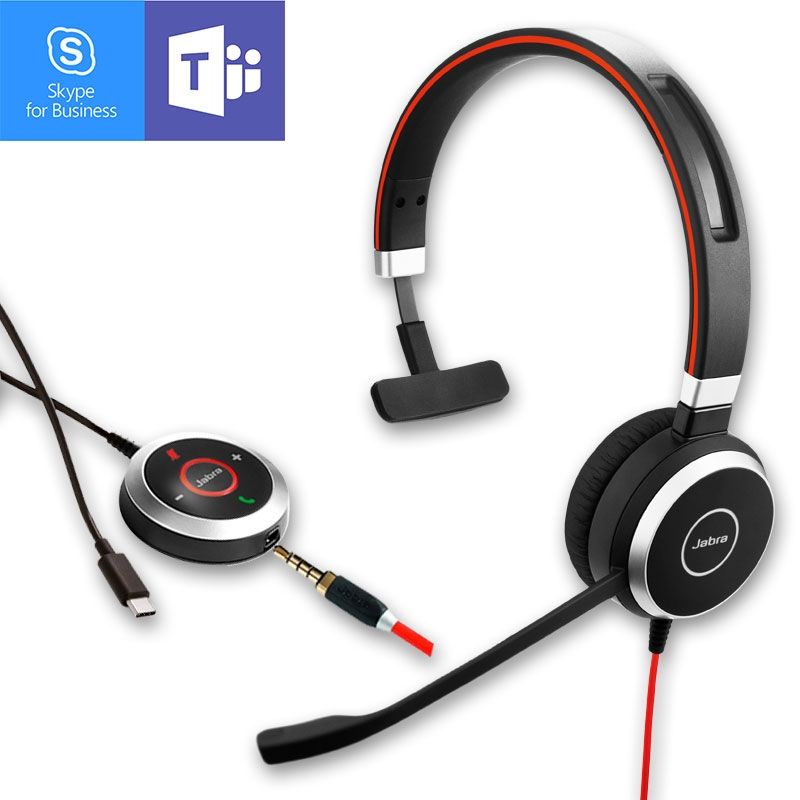 Jabra Evolve 40 UC Stereo : Casque USB 2 écouteurs connexion USB