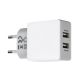 Chargeur secteur double USB