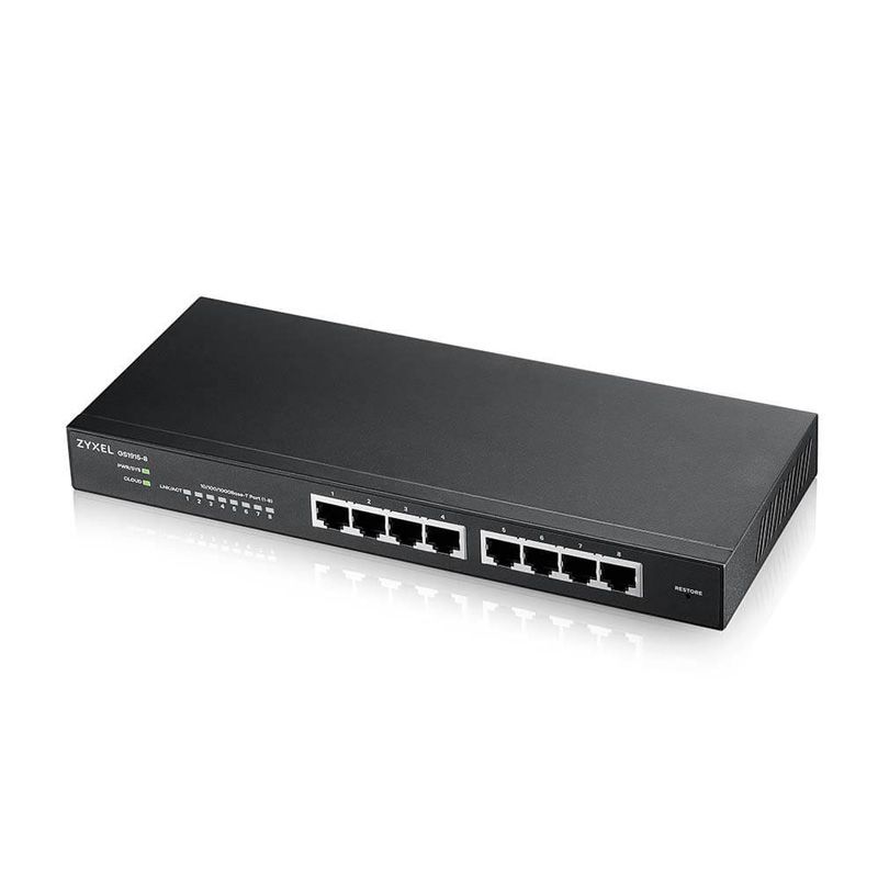 ZyxelGS1915-8EP  Switch Smart Administrable 8 ports Gbps RJ45 PoE+
