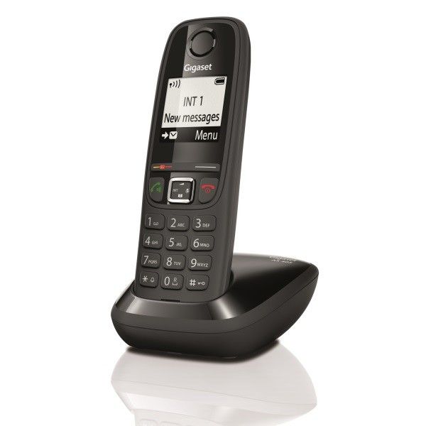 Téléphone DECT Sans Fil Gigaset AS405 (Noir)
