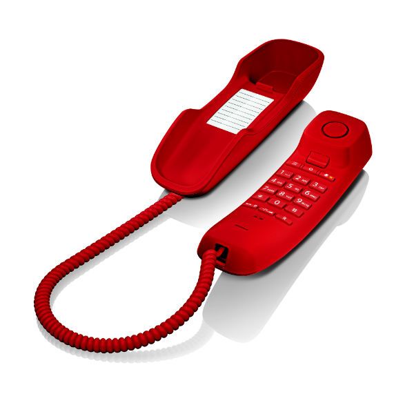 Téléphone analogique Gigaset DA210 (Rouge)
