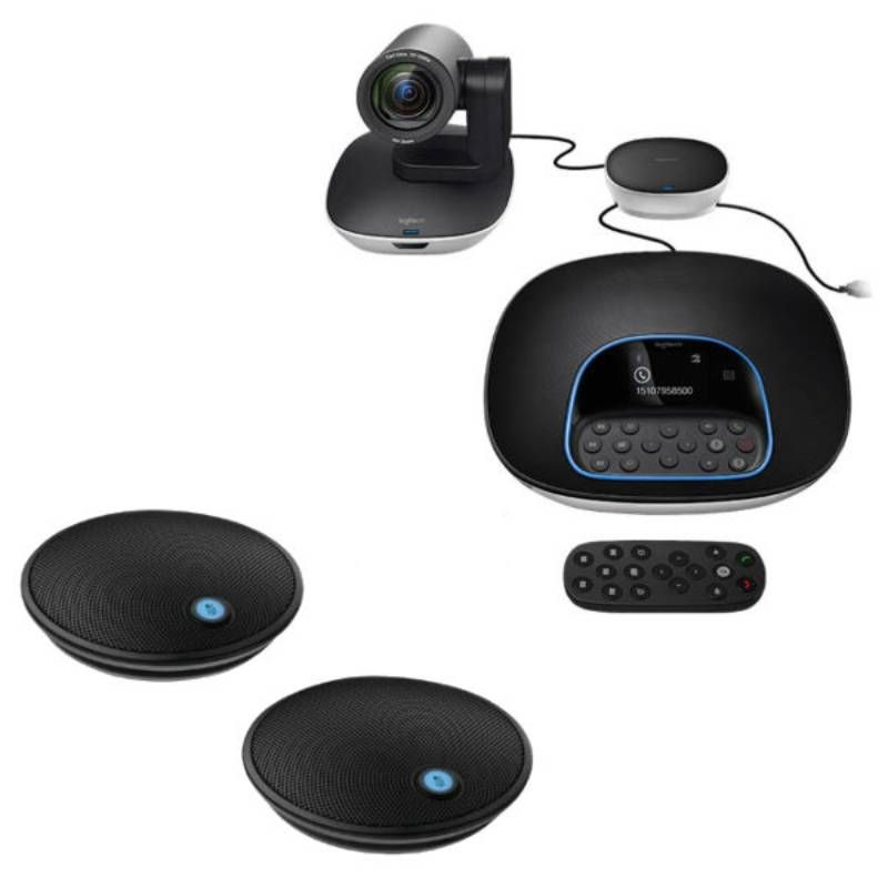 Pack Logitech Group + 2 micros d'extentions