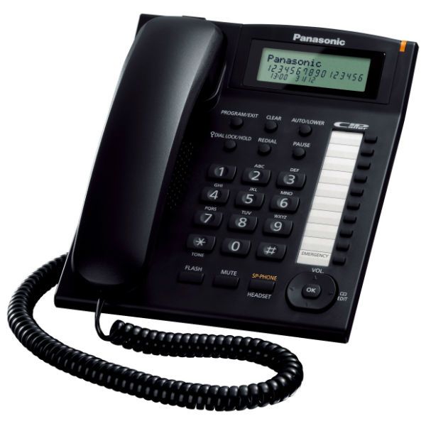 Téléphone analogique Panasonic KX-TS880 (noir)