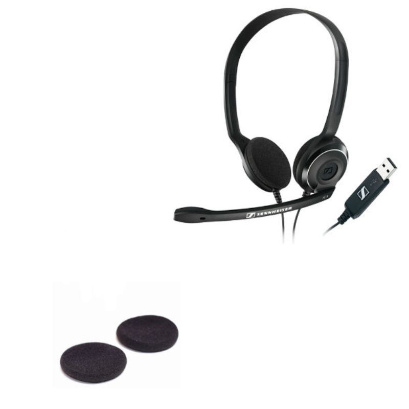 EPOS PC 8 USB + oreillettes en mousse (1 paire)