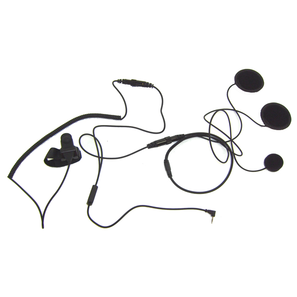 Microphone à casque fermé pour talkies-walkies Motorola 1 pin